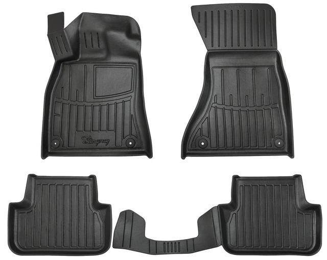 3D килимки для Audi A4 (B8) (2007-2015)  з бортиками 30 мм (Stingray)