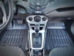 3D коврики для FORD Fiesta (Mk7) (USA) (2010-2017) с бортиками 30 мм (Stingray). Фото 3