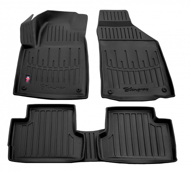 3D килимки для JEEP Cherokee (KL) (2013-...)  з бортиками 30 мм (Stingray)