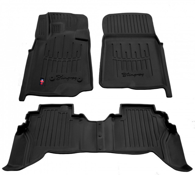 3D килимки для MITSUBISHI Pajero Wagon IV (V80) (2006-...)  з бортиками 30 мм (Stingray)
