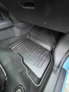 3D коврики для NISSAN Leaf (ZE0) (2010-2017) с бортиками 30 мм (Stingray). Фото 11