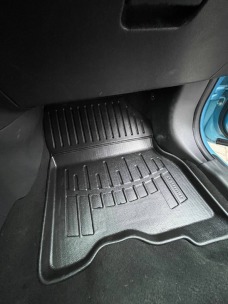 3D коврики для NISSAN Leaf (ZE0) (2010-2017) с бортиками 30 мм (Stingray). Фото 12