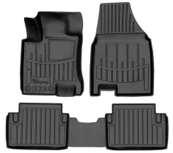 3D килимки для NISSAN Qashqai (2007-2014)  з бортиками 30 мм (Stingray)