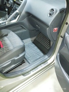 3D килимки для PEUGEOT 3008 (2009-2016)  з бортиками 30 мм (Stingray). Фото 4