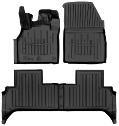 3D коврики для RENAULT Scenic III (2009-2016) с бортиками 30 мм (Stingray)