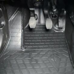 Гумові килимки в салон для Fiat Doblo (2010-...) комплект з 4 штук (Stingray). Фото 2