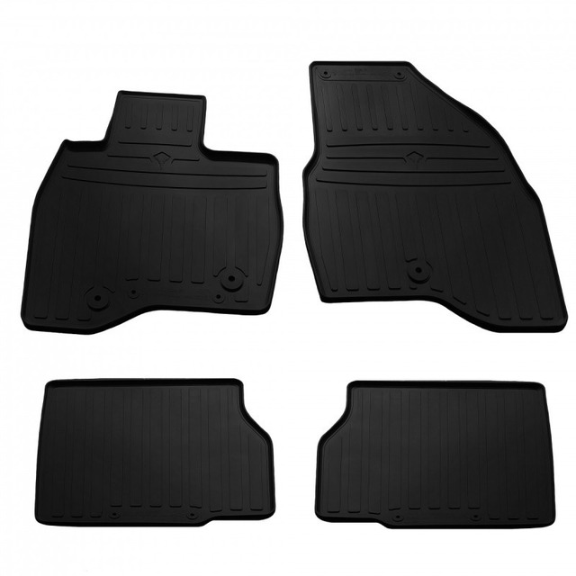 Резиновые коврики для Ford Explorer V (U502) (2010-2019) комплект из 4 штук (Stingray)