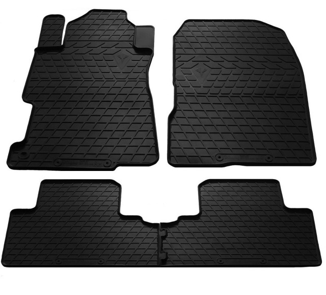 Резиновые коврики для Honda Civic sedan (4d) (2000-2005) комплект из 4 штук (Stingray)