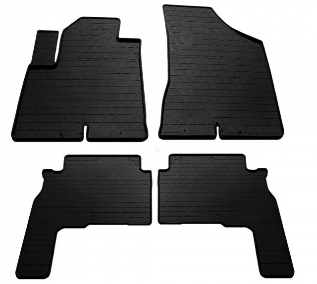 Резиновые коврики для Hyundai Santa Fe II (CM) (2006-2010) комплект из 4 штук (Stingray)